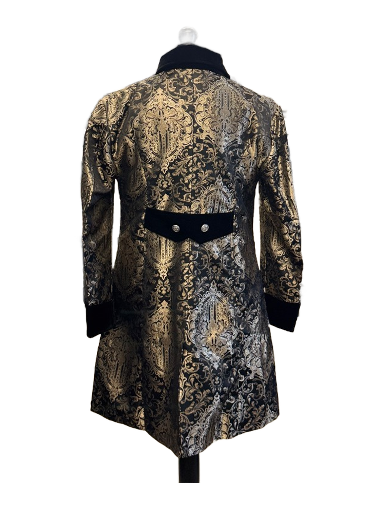 Renaissance men's coat in gold king brocade  | thumbnail | 