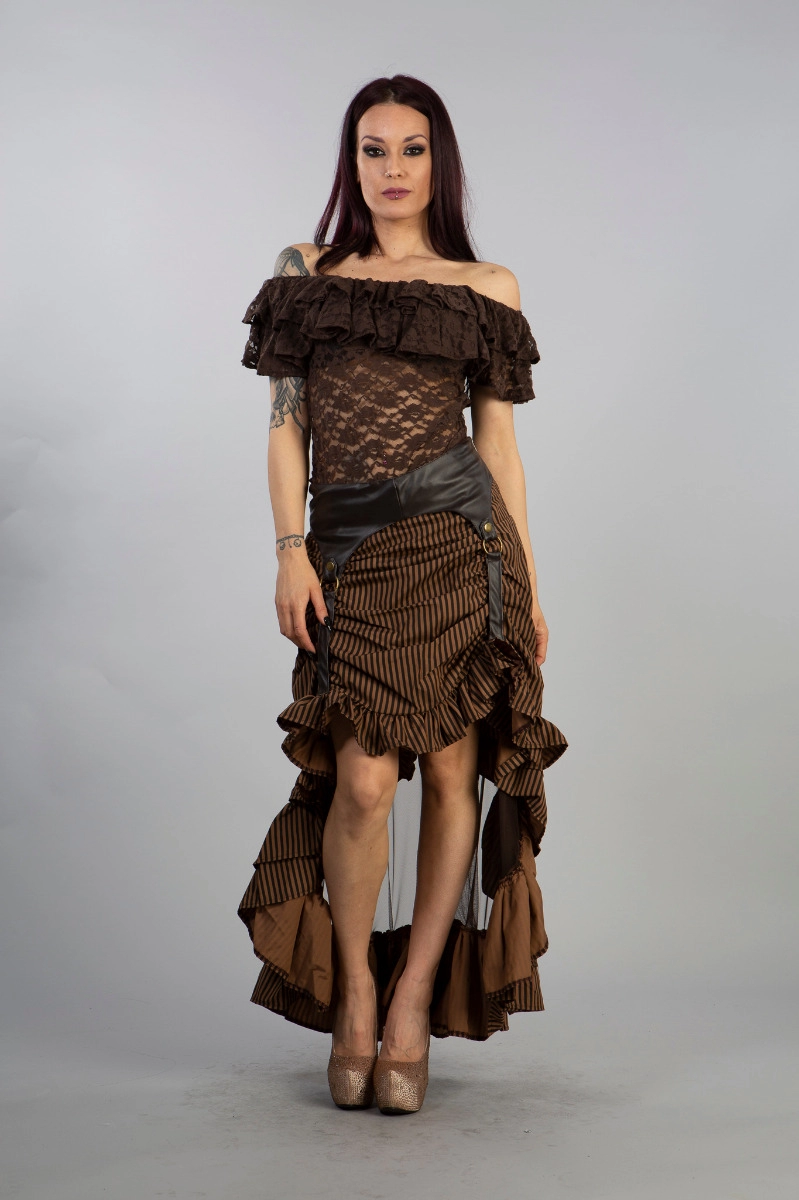 NUAMELIA SKIRT - Black Coffee main image 1